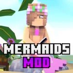 mermaid skins for minecraft android application logo